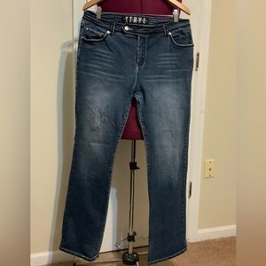 EUC Vintage ETHYL Straight Faded Blue Jeans 14 Women’s